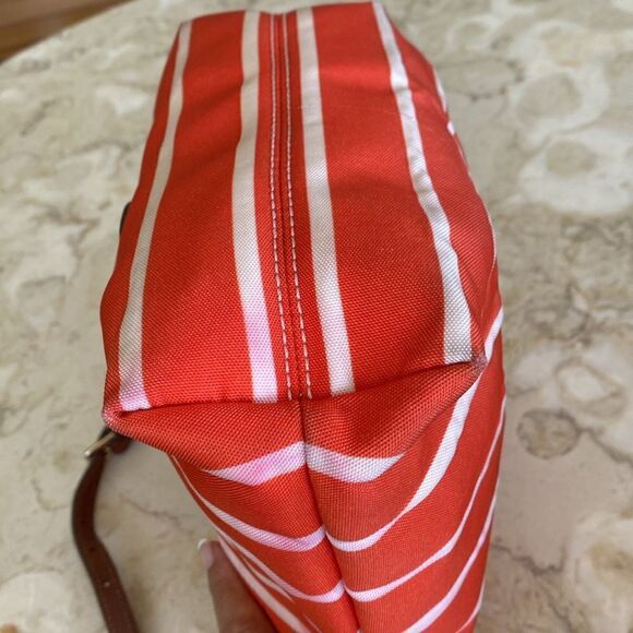 Dooney & Bourke Leather & Striped Canvas Shoulder Bag - Picture 9 of 16